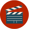 Animated clapperboard