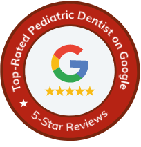 Top Rated Pediatric Dentist on Google badge