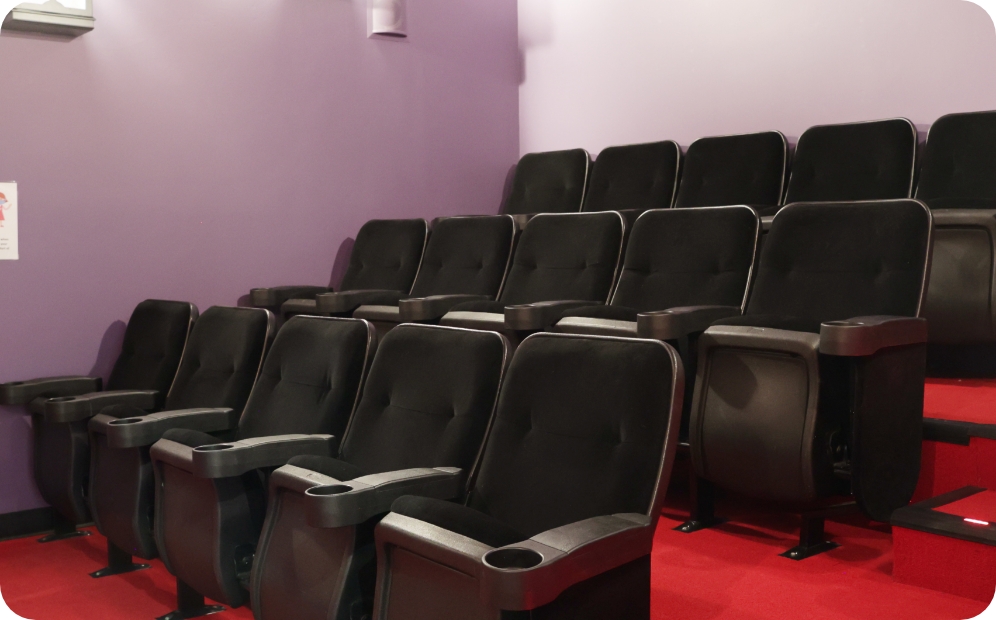 Waiting room theater seating