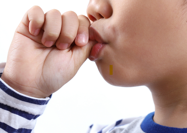 Child sucking thumb